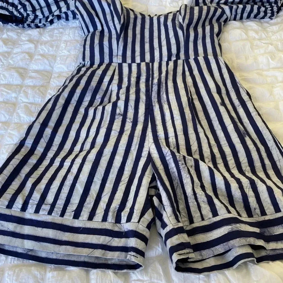Sika Binata navy stripe romper - Picture 8 of 11